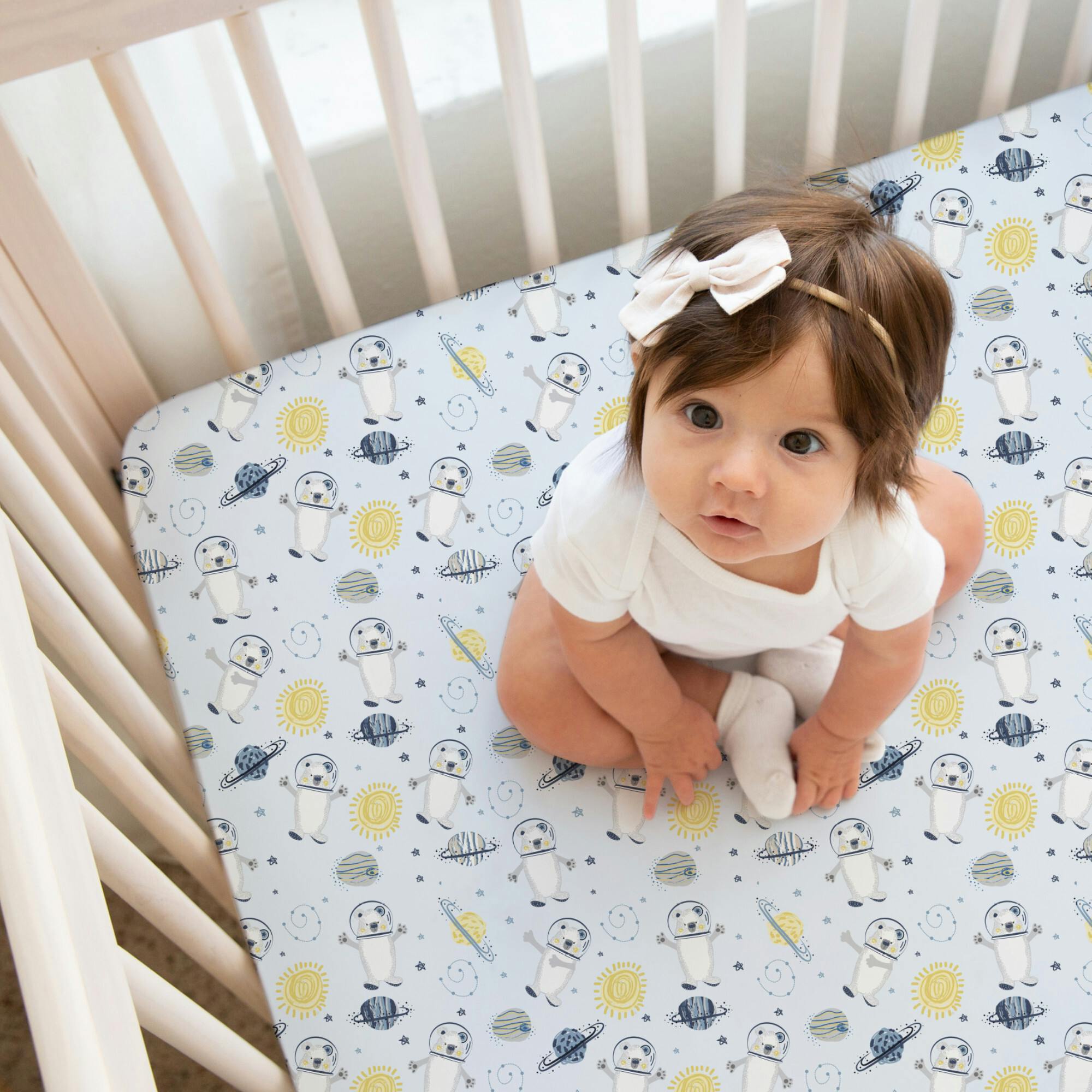 Print Organic Crib Sheet