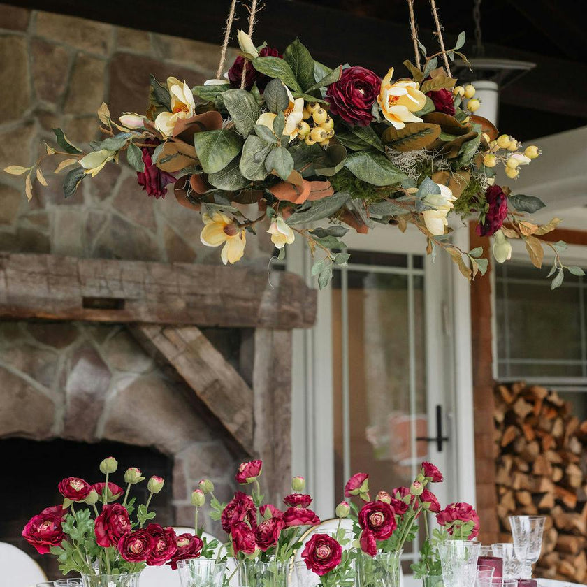 DH Golden Magnolia Chandelier