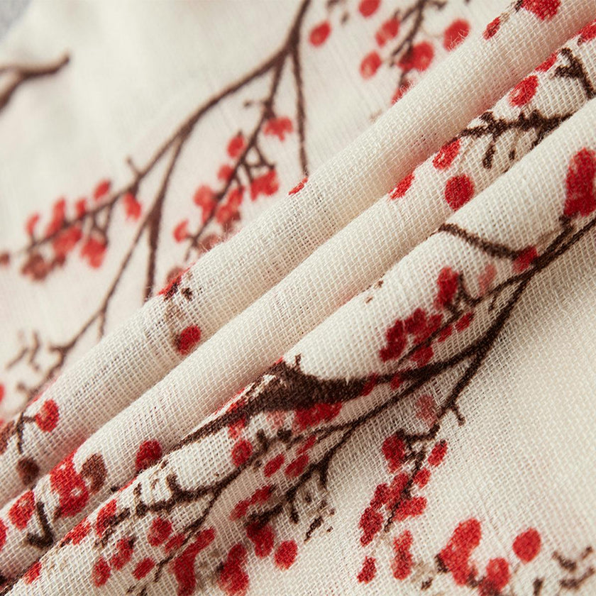 Winterberry Contour Four Layer Burp Cloth