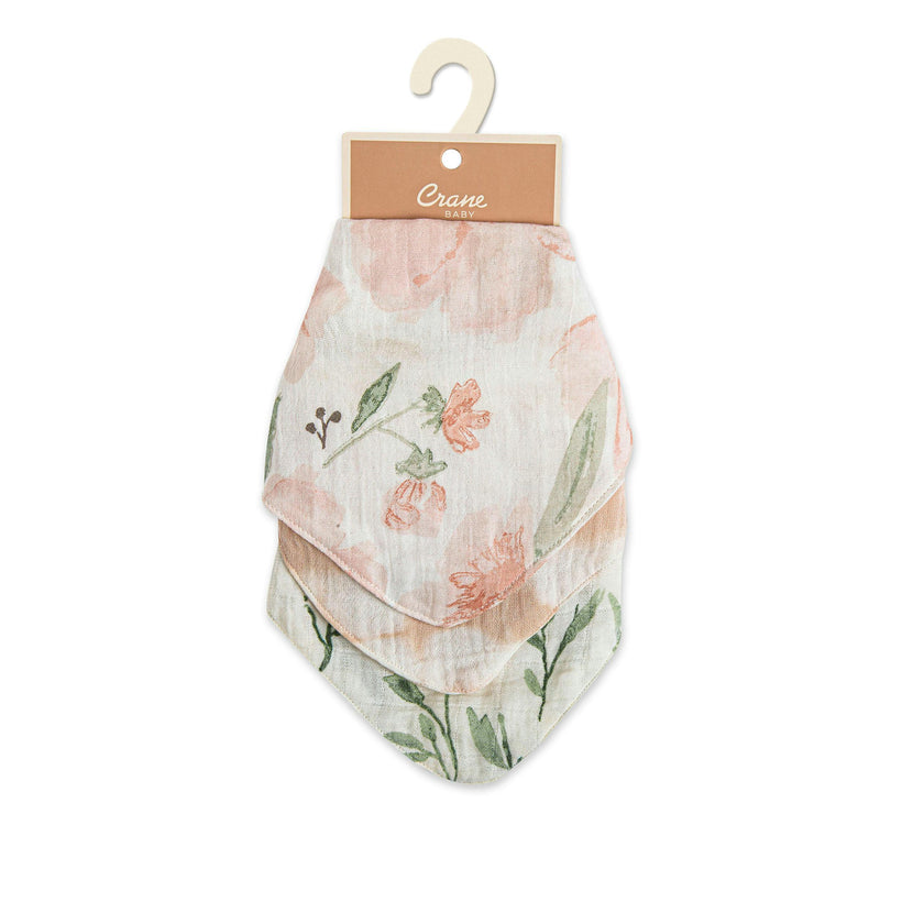 Parker Floral Cotton Bandana Baby Bib (3 Pack)