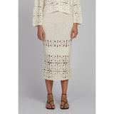 JANA CROCHET SKIRT | IVORY