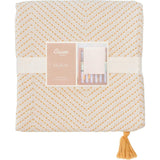 Marigold Chevron Blanket