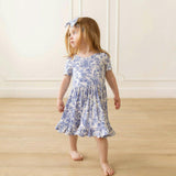 Briar Short Sleeve Ruffled Twirl Dress