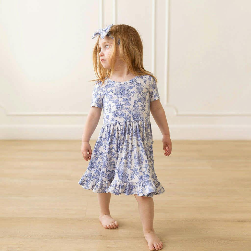 Briar Short Sleeve Ruffled Twirl Dress