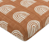 Babyletto All-Stages Midi Crib Sheet in GOTS Certified Organic Muslin Cotton