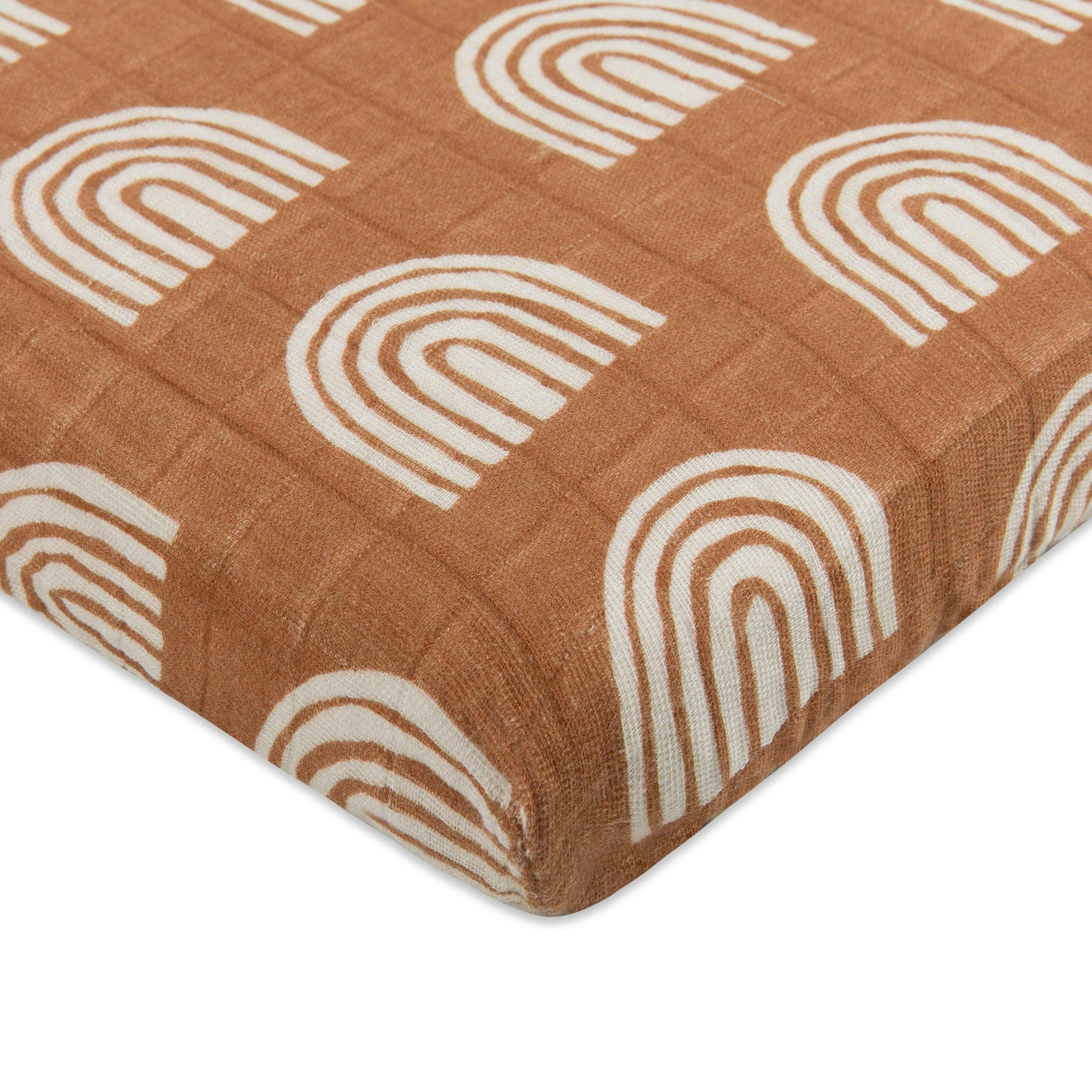 Babyletto All-Stages Midi Crib Sheet in GOTS Certified Organic Muslin Cotton