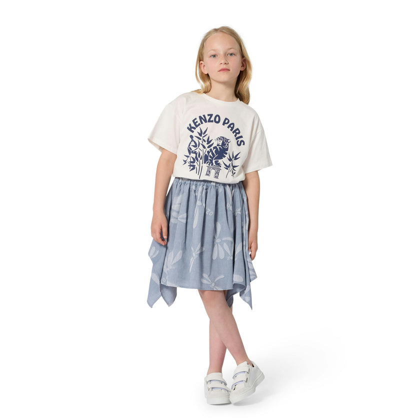 White Paris Tiger Graphic Tee