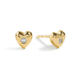 Twinkle Heart Studs - Standard