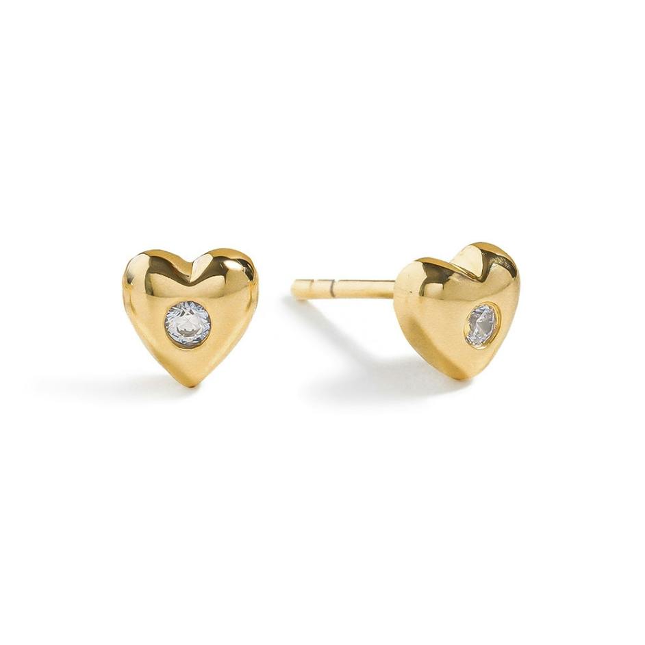 Twinkle Heart Studs - Standard