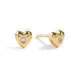 Twinkle Heart Studs - Standard