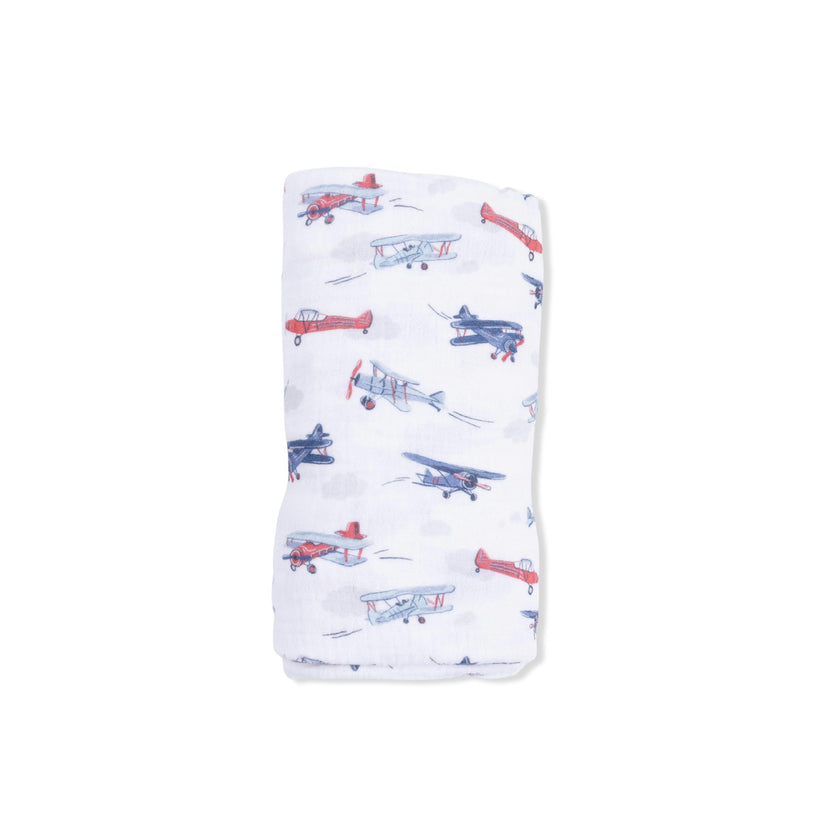 Vintage Planes - Swaddle Blanket
