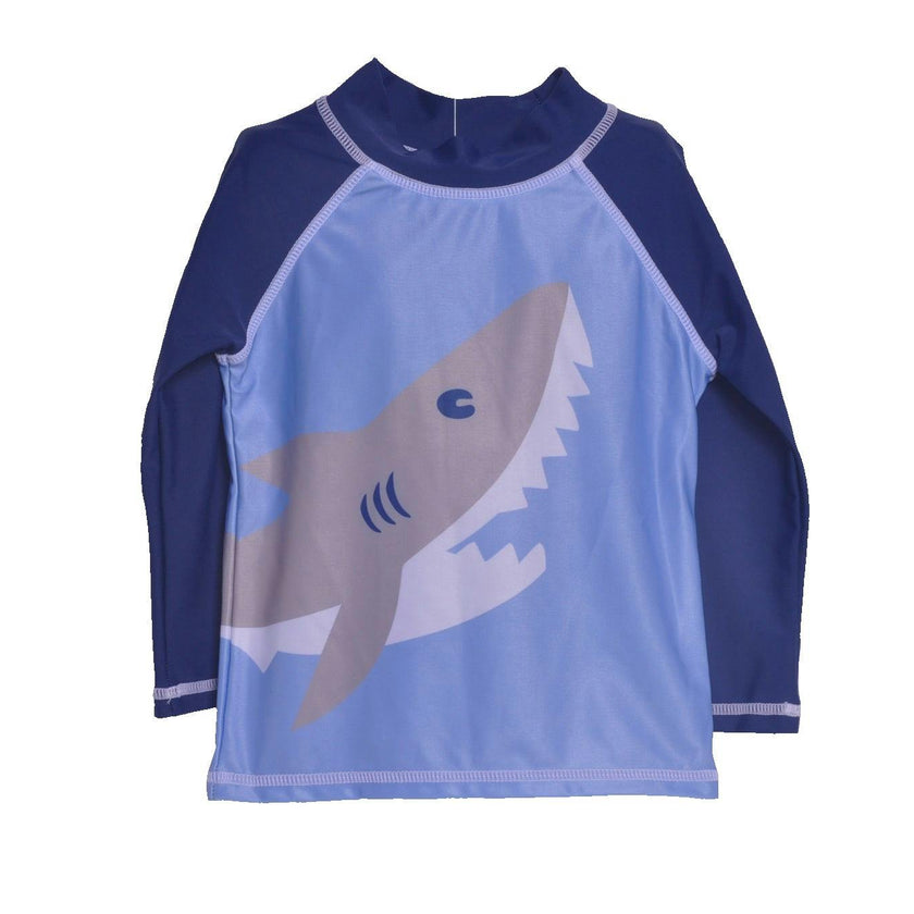 UPF 50+ Graphic Rash Guard Swim Top (Recycled)