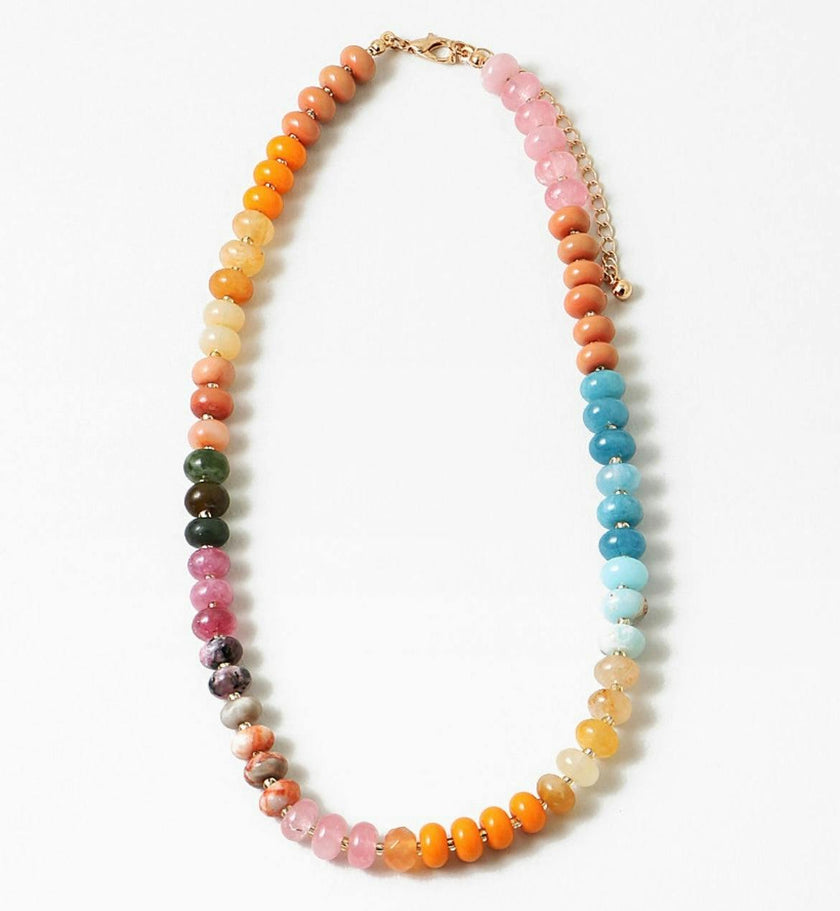 Autumn in Paris Gemstone Necklace
