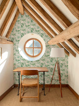 Papier peint LUCIOLES coloris Vert