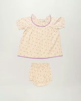 Baby Bella Dress with Bloomer - Butterfly print
