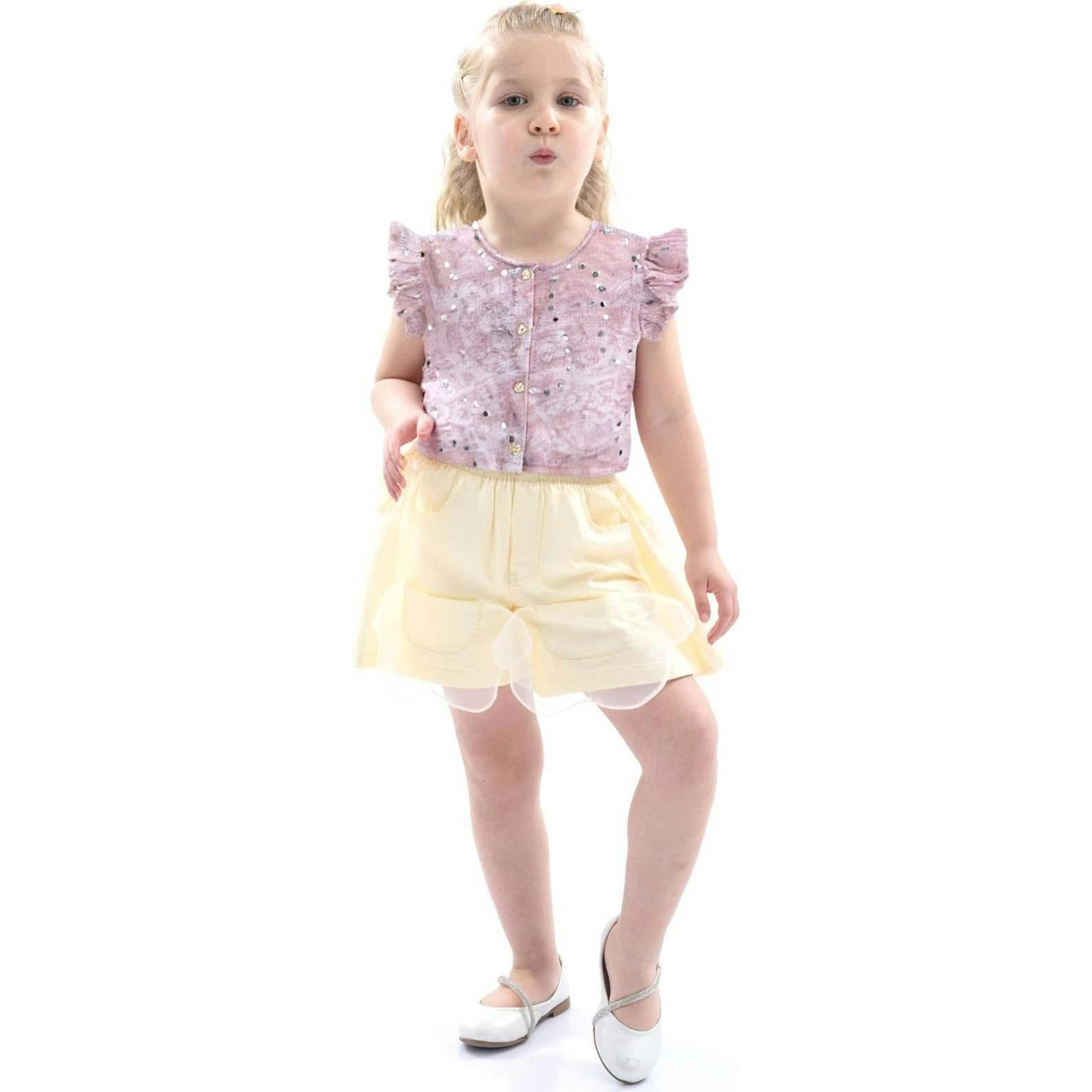 Sequin Shorts Set