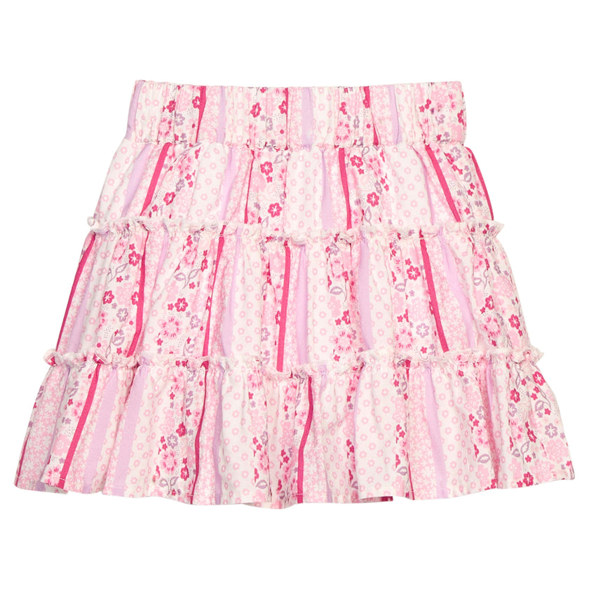 Natalie Skort - Sconset Floral Stripe