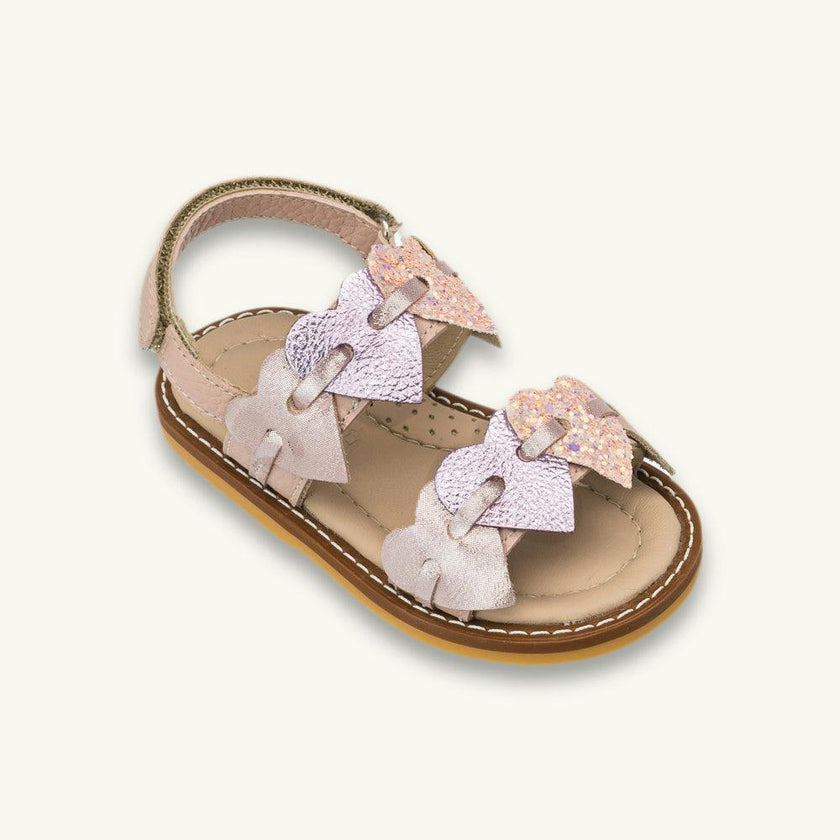 Toddler Cuore Sandal | Pink Leather