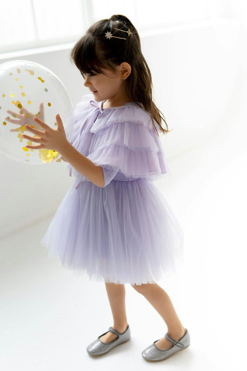 Purple Bloom Dress Set
