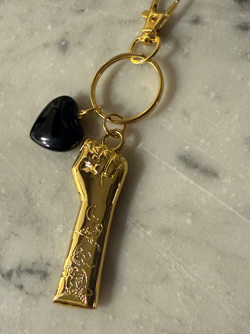 RESIST BAG / KEY CHARM $2 donated to PLANNED PARENTHOOD