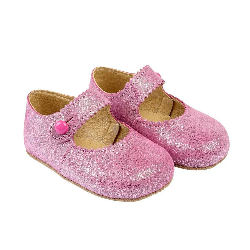 Emma British Pre-Walker Baby Shoes - Cherry Glitter