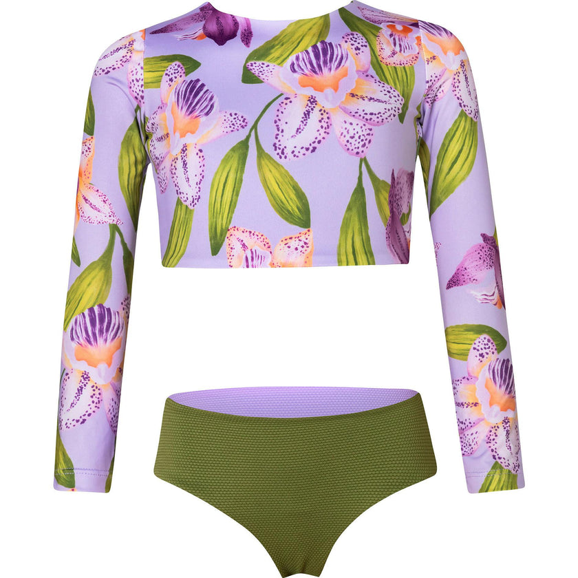 ORQUIDEAS ANGGIE LILA - SUN LONGSLEEVE BIKINI