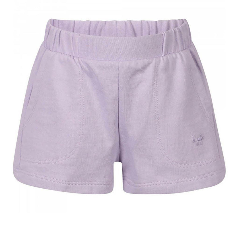 Lilac Logo Fleece Shorts
