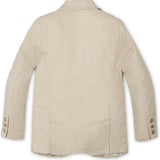 Linen Suit Jacket, Brown