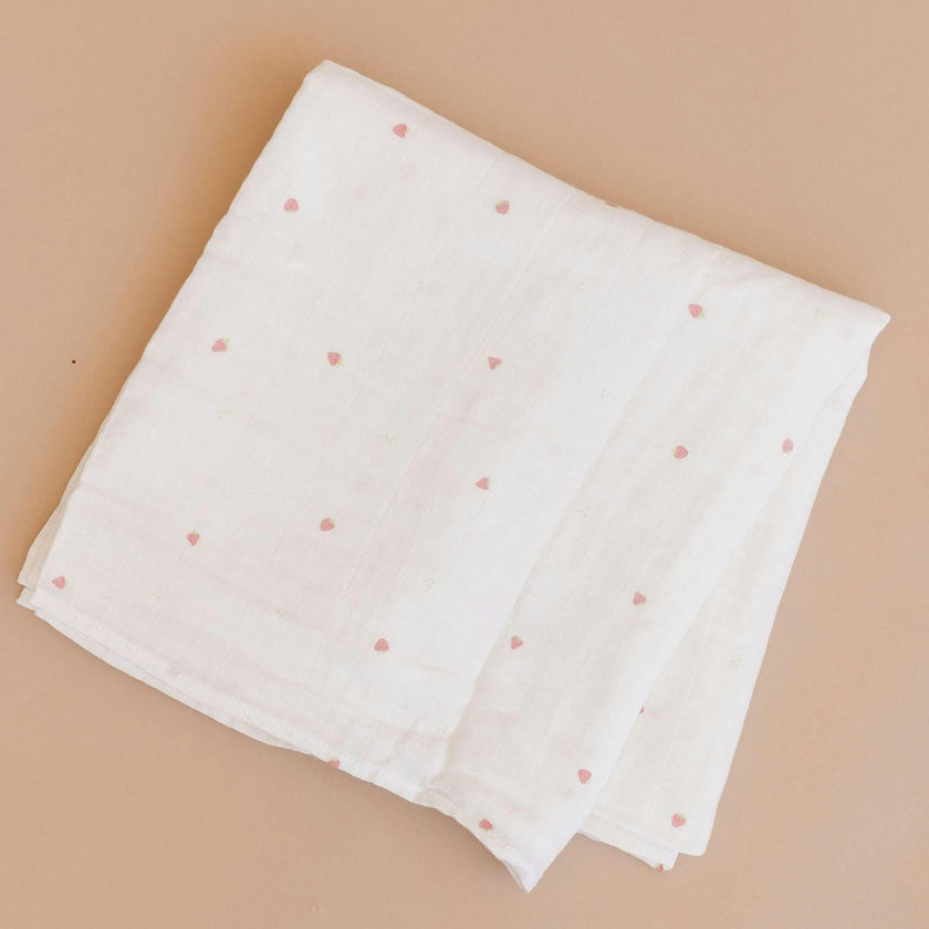 Organic Muslin Swaddle Set - Pink