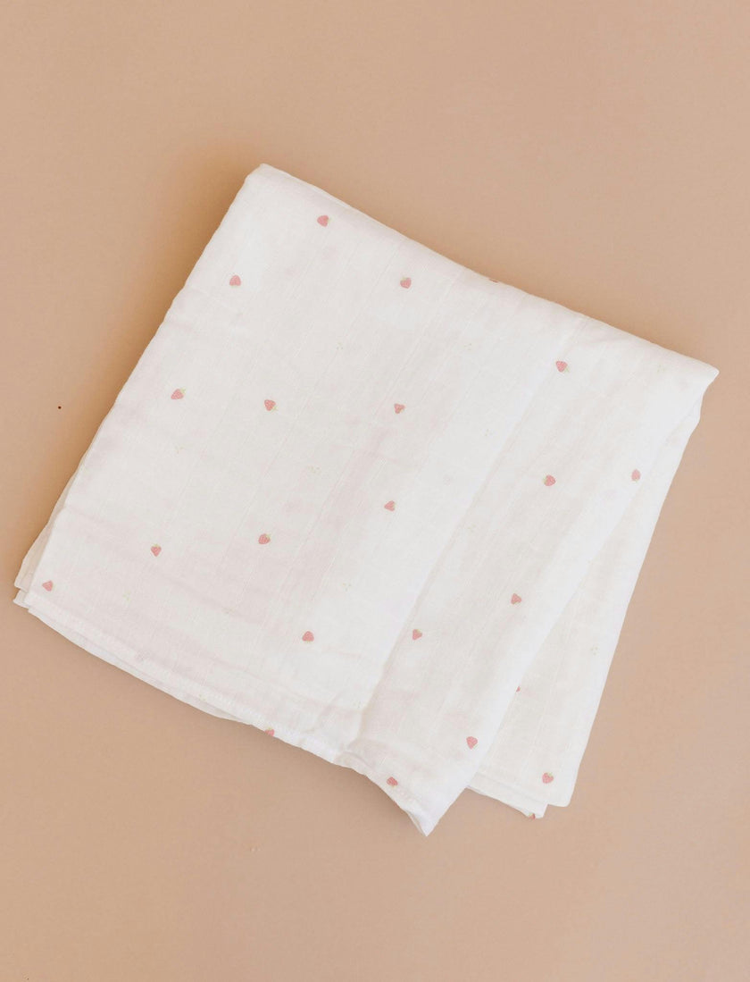 Organic Muslin Swaddle Set - Pink