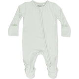 Solid Bok Choy - 2 Way Zipper Footie