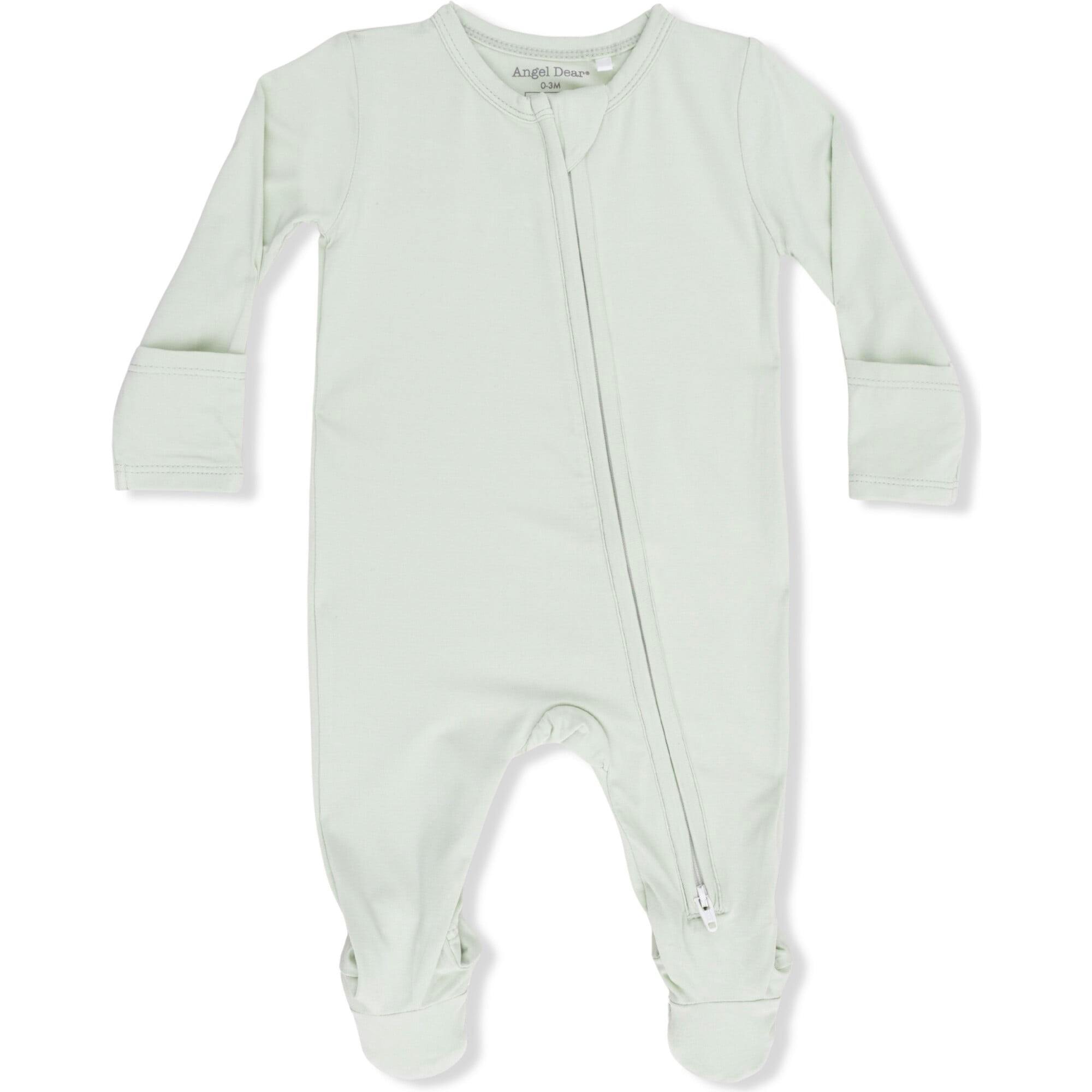 Solid Bok Choy - 2 Way Zipper Footie