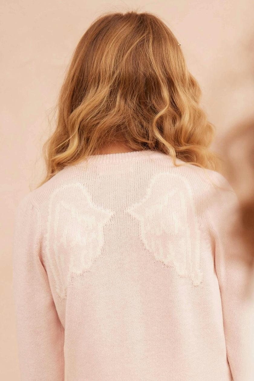 Angel Wings Jumper | Blush