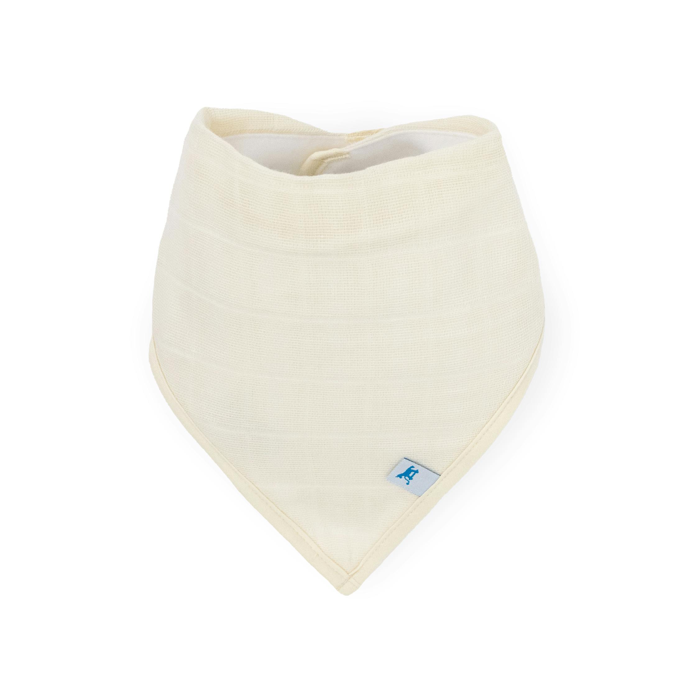Cotton Muslin + Fleece Bandana Bib 4 Pack - Vintage Floral