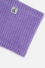 Winter Knit Neckwarmer Violet
