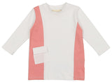 Colorblock Pocket 3-Quarter Sleeves Tee
