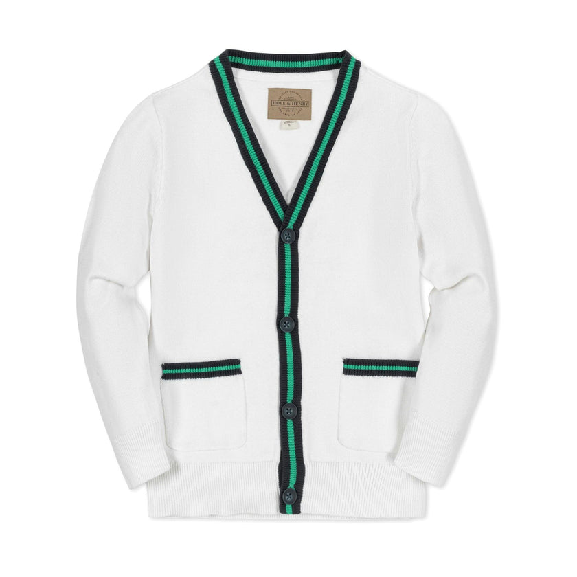 Organic Tipped Cardigan
