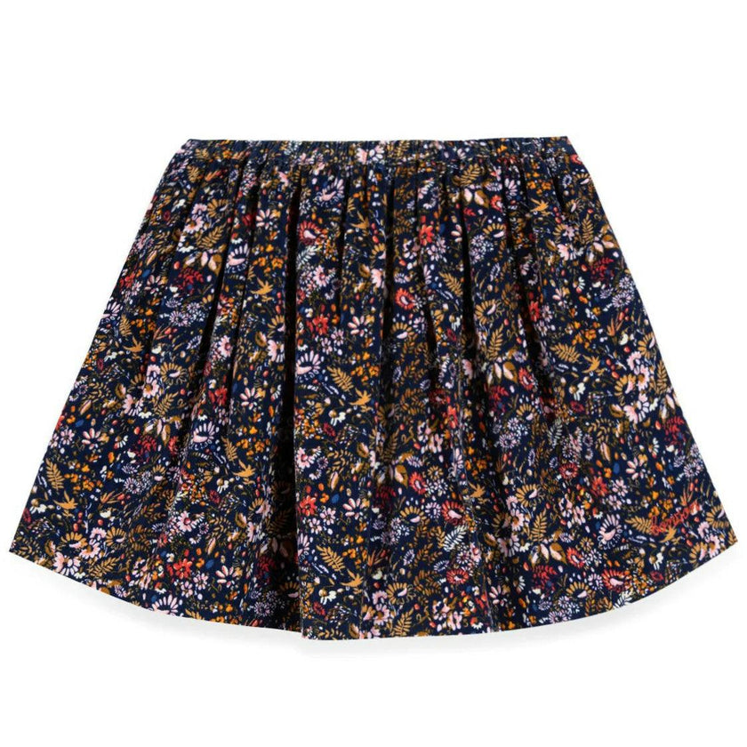 BONTON Autumn Floral Framboise Skirt