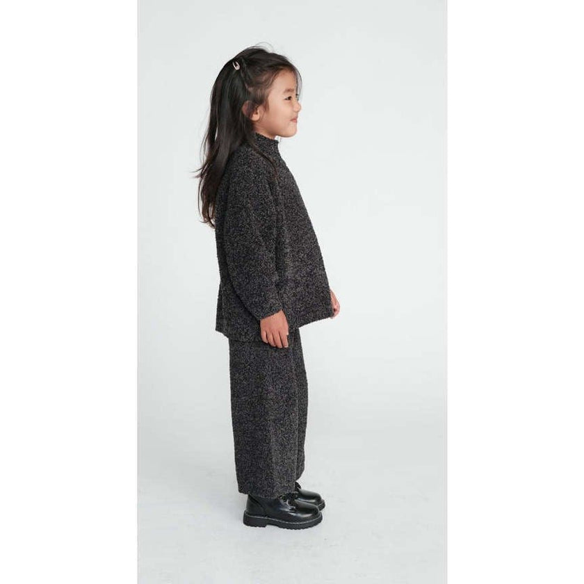 Baby Girls Fuzzy Wide Leg Relaxed Fit Pants