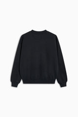 TNS Logo Rib Collar Woman Sweatshirt Moonless Night