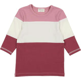 Rugby Stripe Color-Block Crew Neck Long Sleeve Shirt