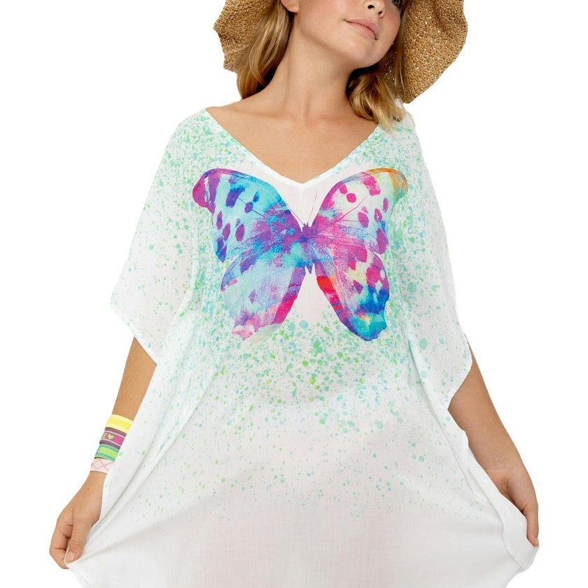Butterfly Mint Splash Cover Up