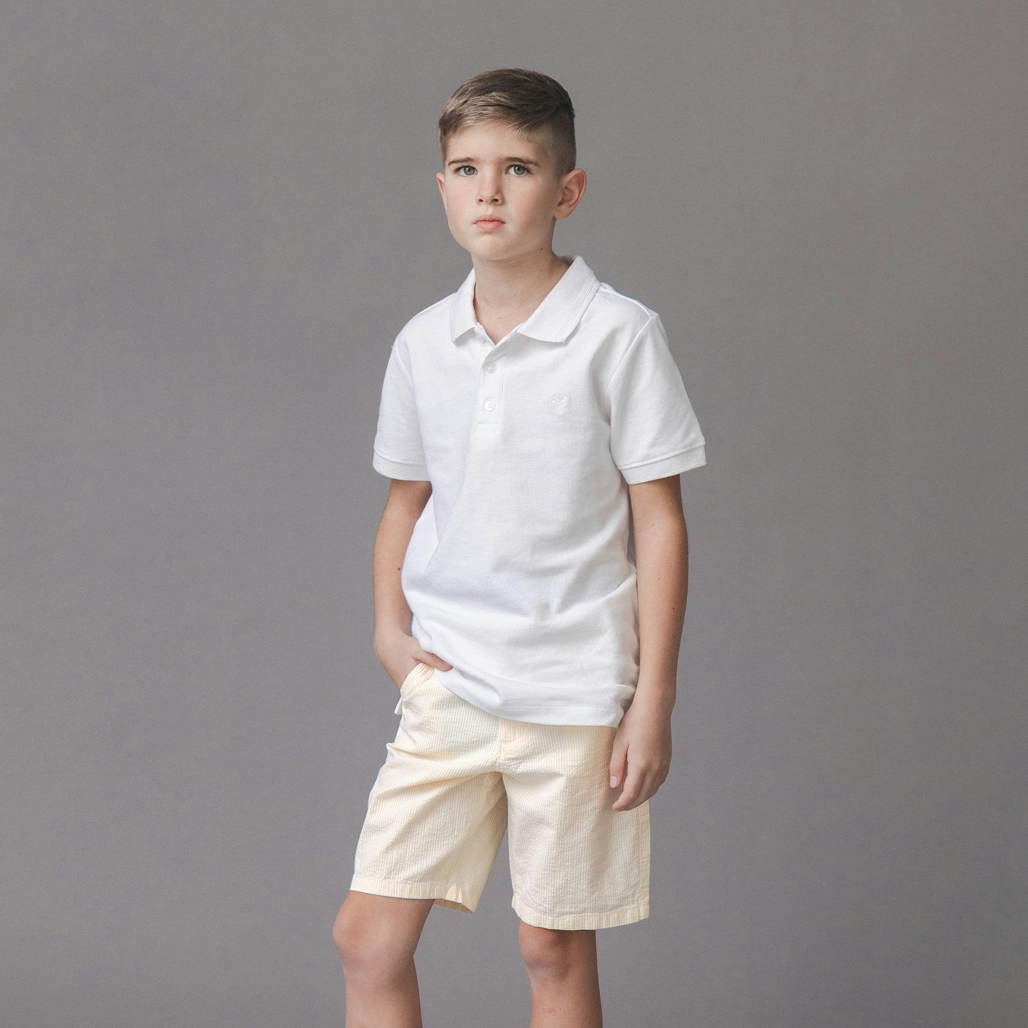 Organic Seersucker Short