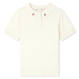 BONPOINT Evani Knit Cherry Polo