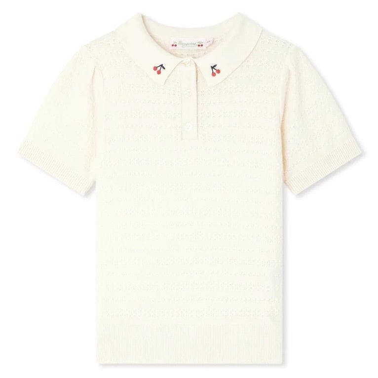 BONPOINT Evani Knit Cherry Polo