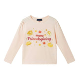 Girls Pink Graphic Tee |  Friendsgiving