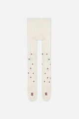 Knit Tights Pale Dusty Pink