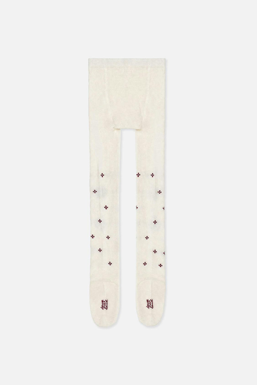 Knit Tights Pale Dusty Pink
