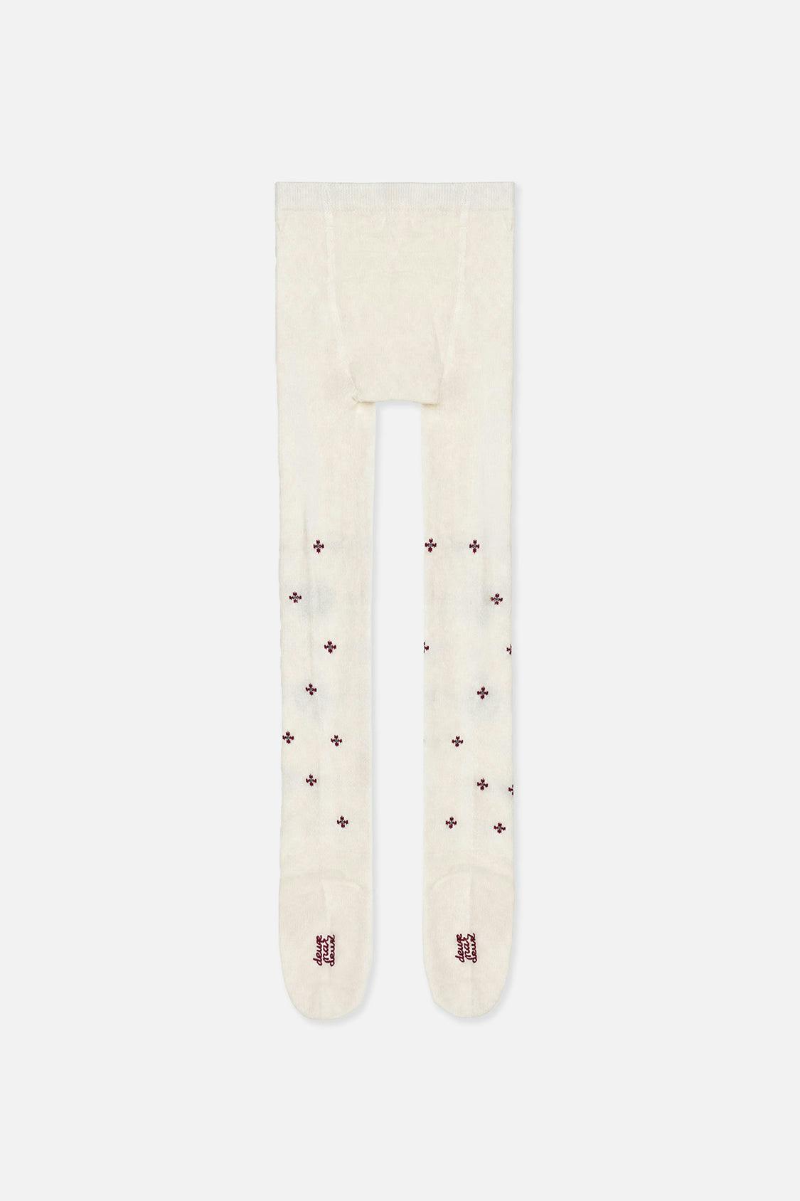 Knit Tights Pale Dusty Pink