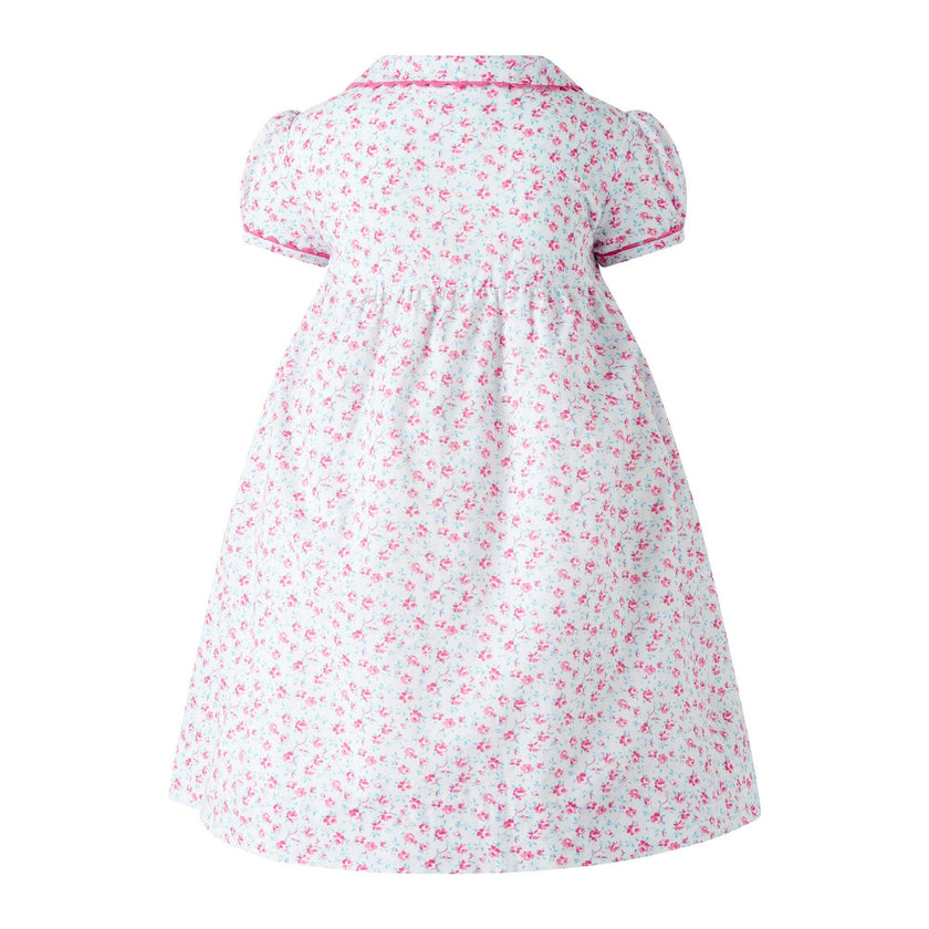 Floral Smocked Button-Front Dress and Bloomers
